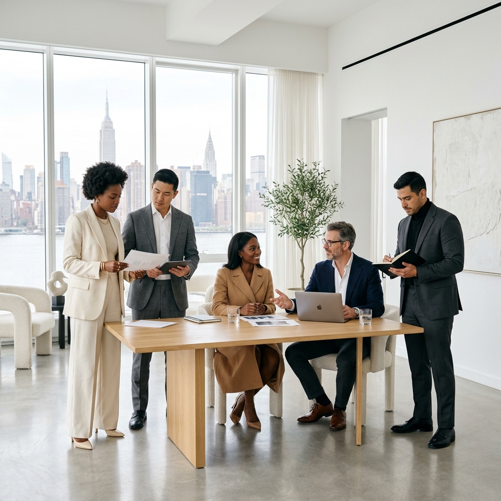 Friendly Creative Studios team in a strategy session