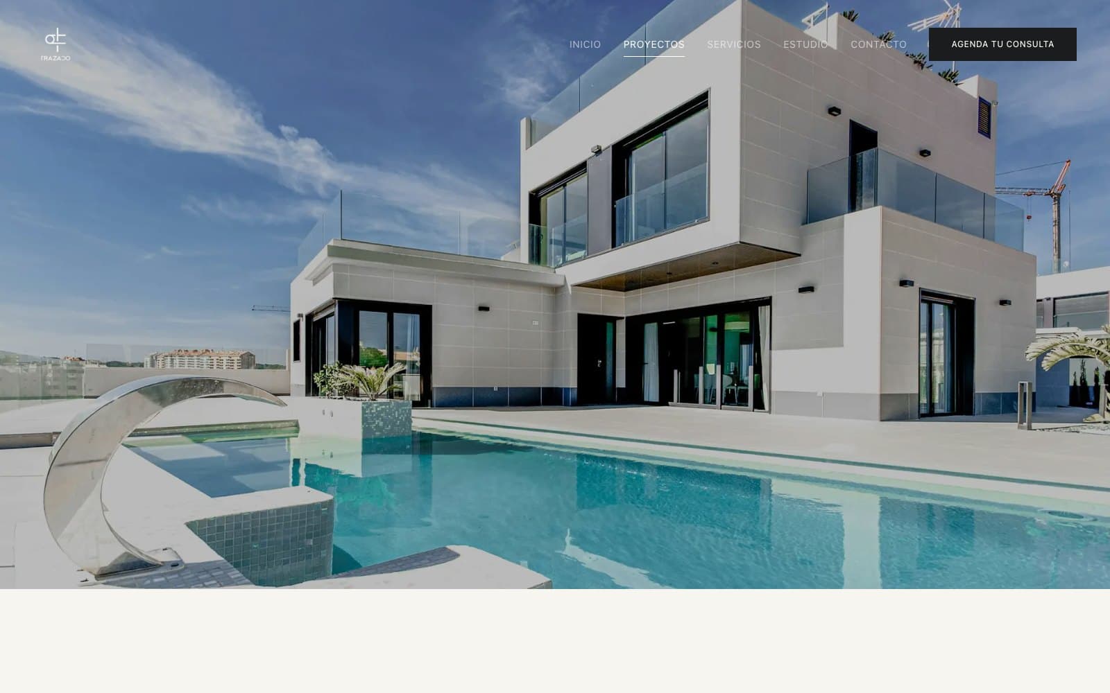 Trazado website and architectural photography