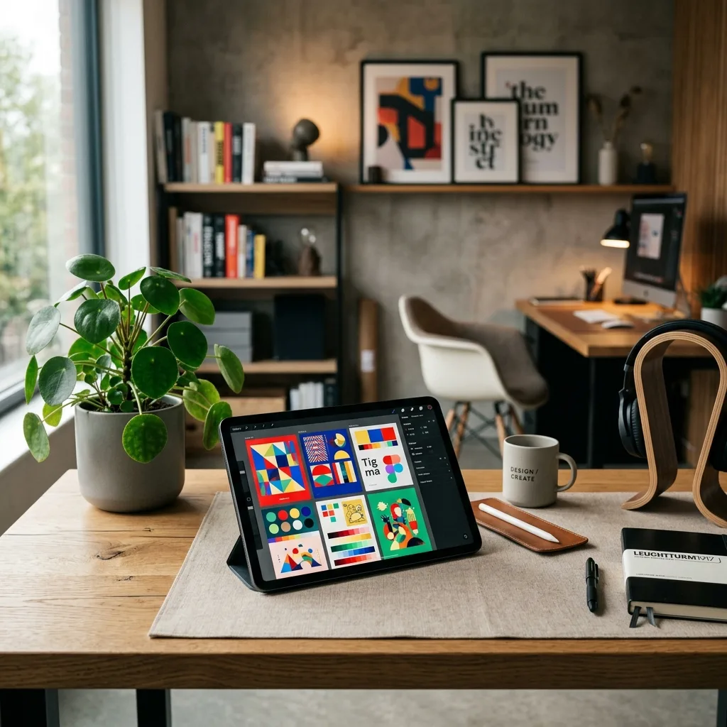 Creative workspace at Friendly Creative Studios